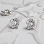 Love Knot Earring & Necklace Set To My Granddaughter, Love Grandma Bundle