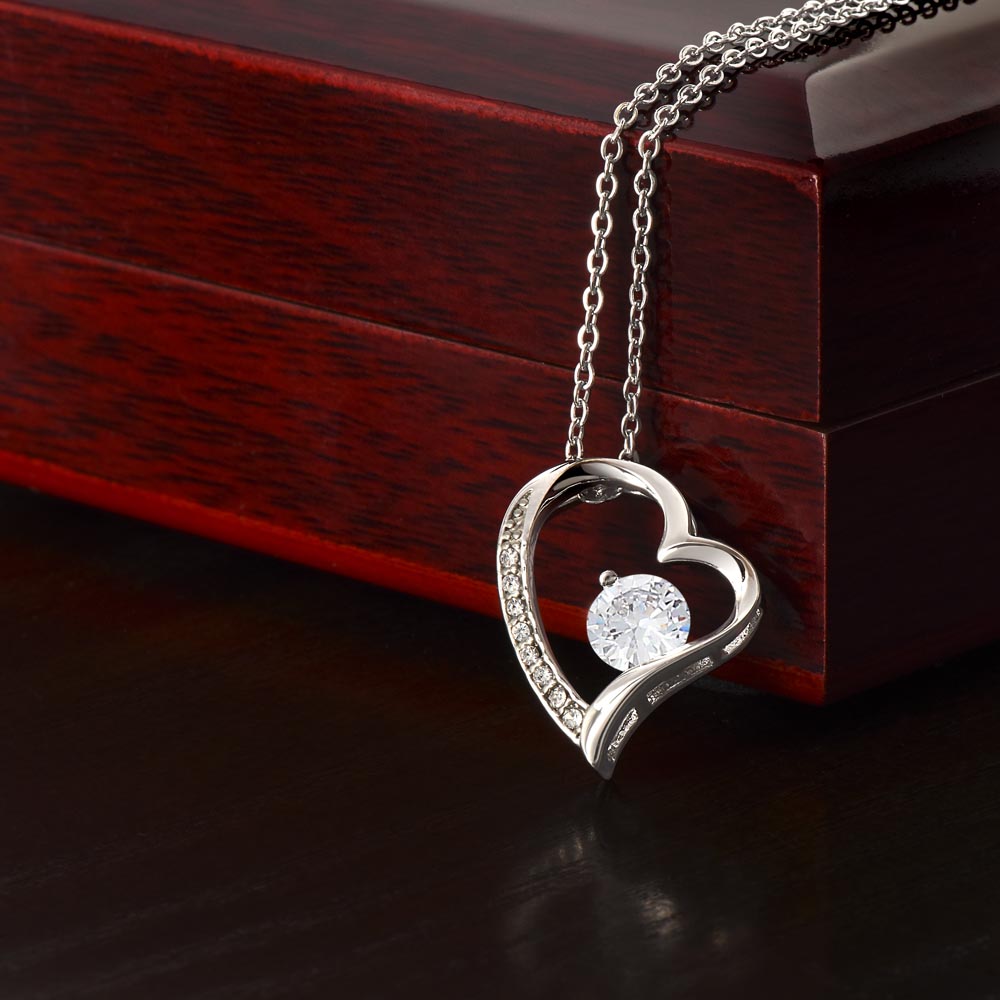 Forever Love Necklace To My Granddaughter, Love Grandma