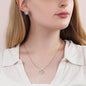 Love Knot Earring & Necklace Set To My Granddaughter, Love Grandma Bundle