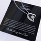 Forever Love Necklace To My Beloved Daughter, With all my love, Dad