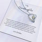 Forever Love Necklace To My Granddaughter, Love Grandma